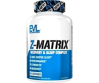 Evl Magnesium and Zinc Post Workout Supplement ZMatrix Zinc Magnesium Aspartate Muscle Recovery Supplement for Sleep Support and Muscle Health 240ct
