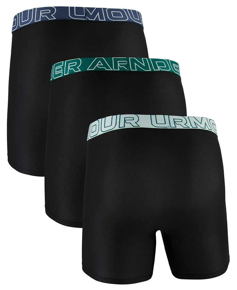 Under Armour Men's Boxerjock Performance Tech Novelty Boxer Briefs, 3-Pack