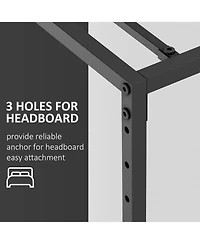 Gaomon Metal Bed Frame – Heavy Duty, Noise-Free, Easy Assembly, No Box Spring Needed