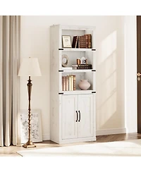 gaomon Farmhouse Bookcase with Doors
