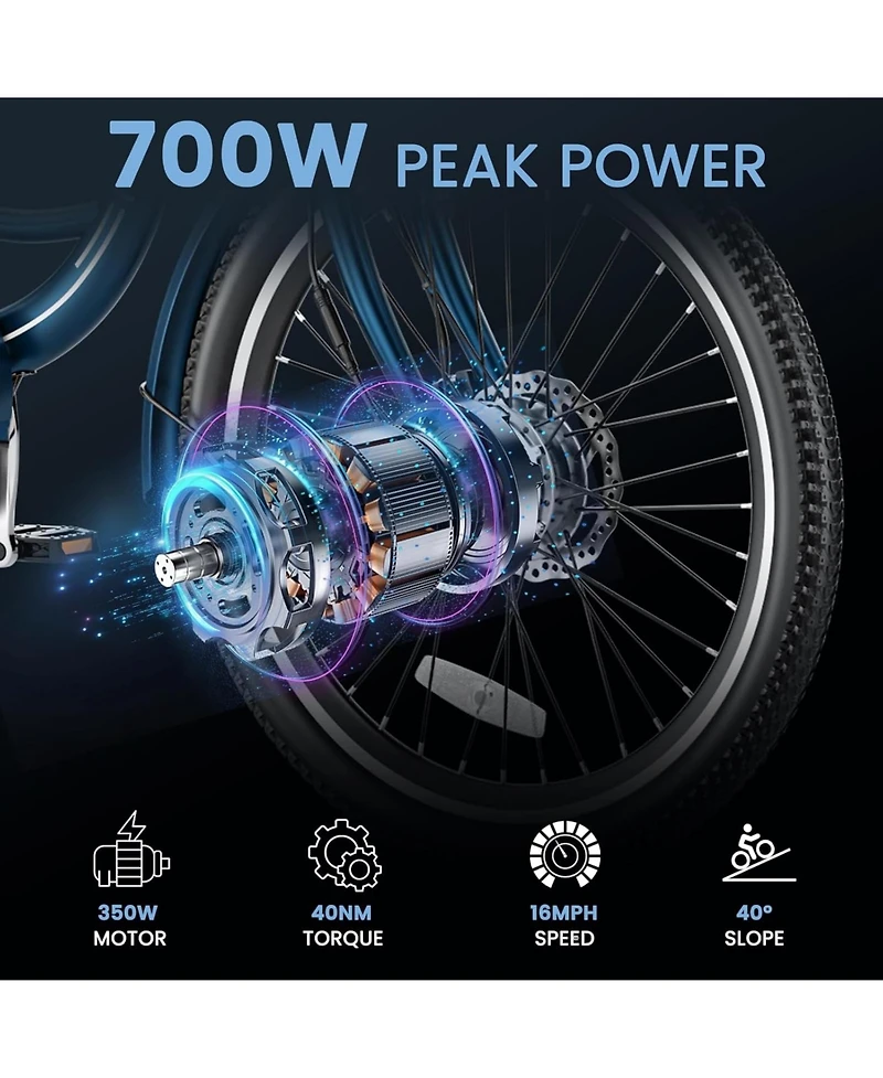 Mooncool 350W Electric Tricycle for Adults