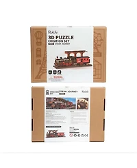 Flash Popup Diy 3D Puzzle - Steam Journey Train