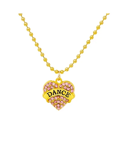 Zomi Gems Girls Dance Heart Necklace