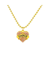 Zomi Gems Girls Dance Heart Necklace