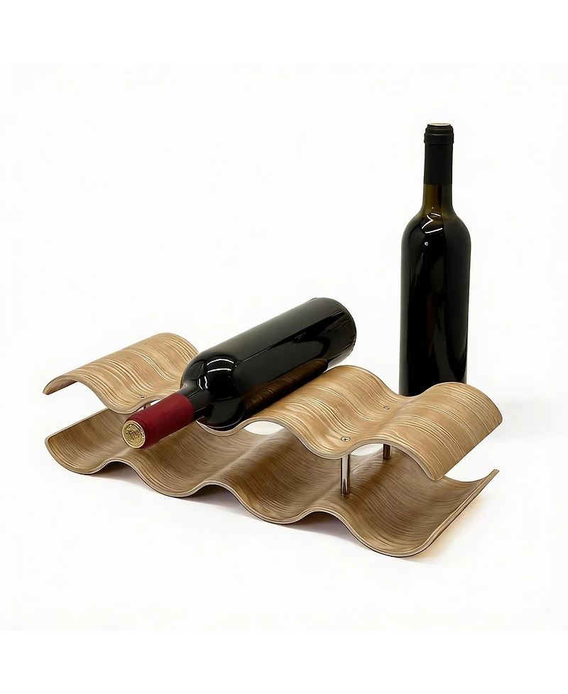 Yigii Natural Wood Wine Rack for 7 Bottles