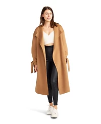 Belle & Bloom Women's Head Over Heels Collarless Robe Coat