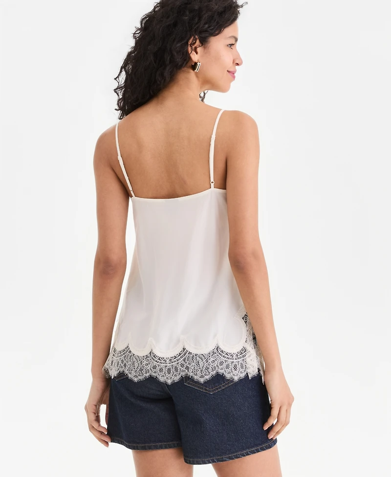 I.n.c. International Concepts Women's Lace Trim Camisole