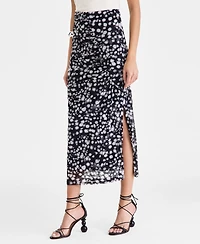 I.n.c. International Concepts Women's Printed Mesh Midi Skirt, Macy's Exclusive