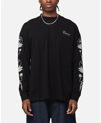 Carre Men's Floral Oversized Long Sleeve T-Shirt