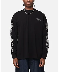 Carre Men's Floral Oversized Long Sleeve T-Shirt