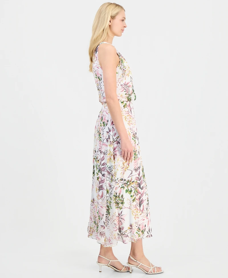 Robbie Bee Women's Halter Maxi Dress