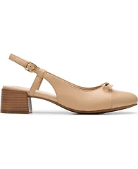 Clarks Women's Iridessa Sling Block Heel Dress Pumps