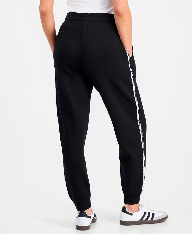 And Now This Petite Scuba Whipstitch Jogger Pants, Macy's Exclusive