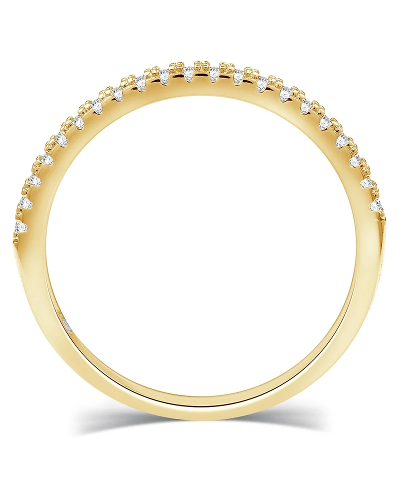 And Now This Cubic Zirconia Stack Ring