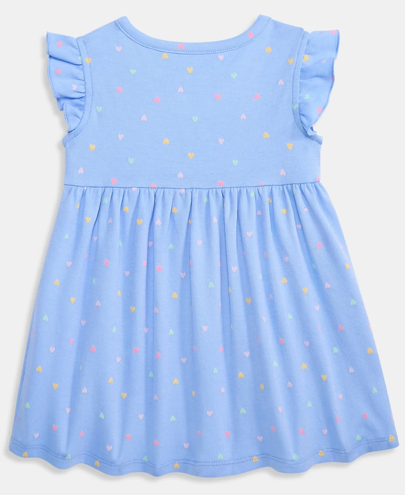 First Impressions Baby Girls' Multi-Hearts-Print Dress, Macy's Exclusive