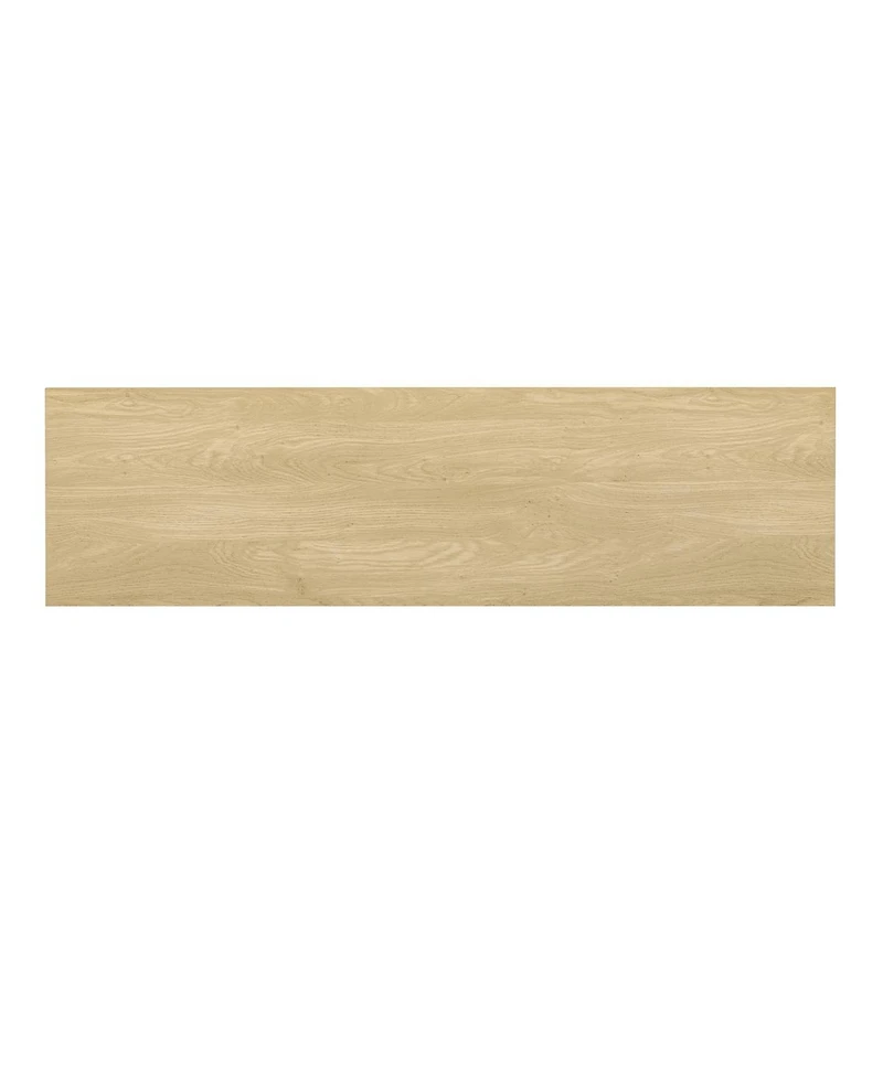 Streamdale Furniture 59.3" Farmhouse Barn Door Sideboard with Mesh Panels and Open Storage