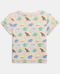 First Impressions Toddler Boys' 2T-4T Mix and Match Dino Family Printed T-Shirt, Macy's Exclusive
