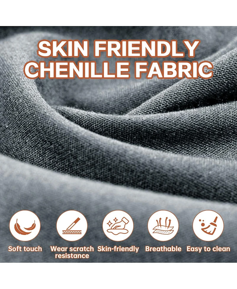 Streamdale Modern Corduroy Sectional Sofa for Living Room/Bedroom