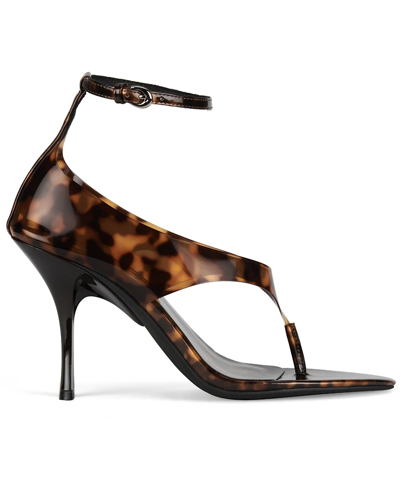 Jeffrey Campbell Women's Ysabella Two-Piece Stiletto Thong Sandals