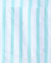 Club Room Men's Long Sleeve Poplin Shirt - Stripe Yd