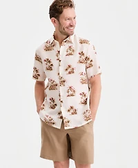Club Room Men's Cabo Tropical Scene Short-Sleeve Shirt, Macy's Exclusive - Scenic Print