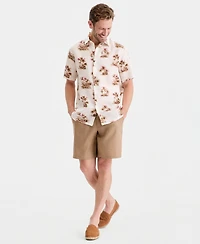 Club Room Men's Cabo Tropical Scene Short-Sleeve Shirt, Macy's Exclusive - Scenic Print