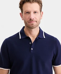 Club Room Men's Tipped Polo Shirt, Macy's Exclusive