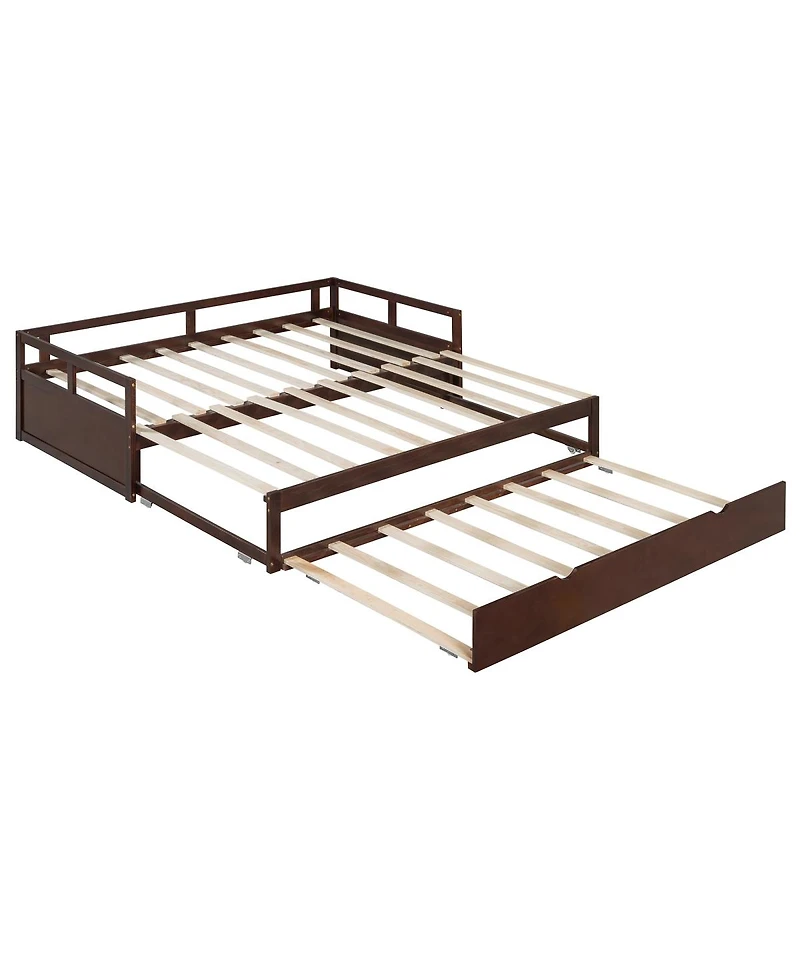 Streamdale Furniture Extending Daybed with Trundle, Wooden Trundle