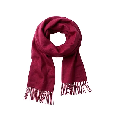 Headbands of Hope Women's Italian Fringe Scarf - Merlot