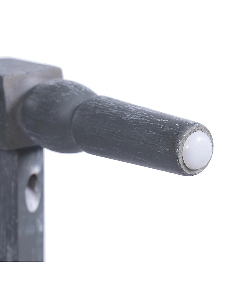 Streamdale Furniture 26" Upholstered Acacia Wood Counter Stools