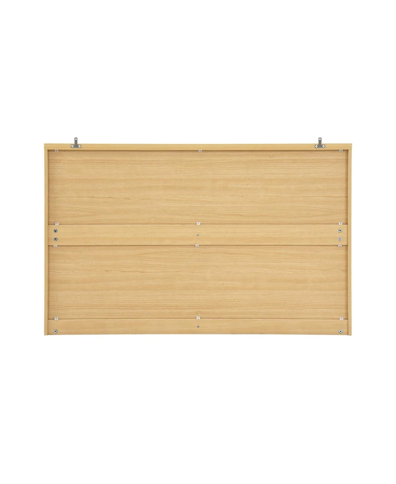 Streamdale Furniture 6 Drawer Storage Cabinet, Wood Dresser Clothes Organizer with Wavy Panel