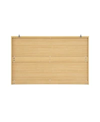 Streamdale Furniture 6 Drawer Storage Cabinet, Wood Dresser Clothes Organizer with Wavy Panel