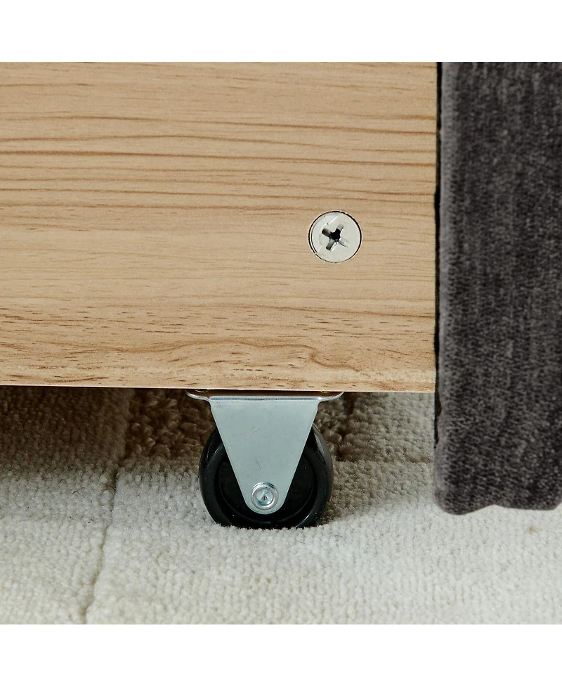 Streamdale Furniture California King Upholstered Bed with Storage Drawer