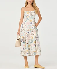 Astr the Label Women's Ansley Square Neck Dress