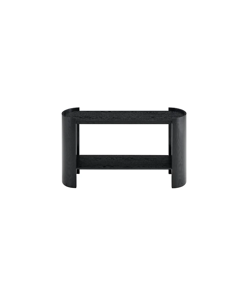 Streamdale Furniture curved foyer table - minimalist entrance sofa side table