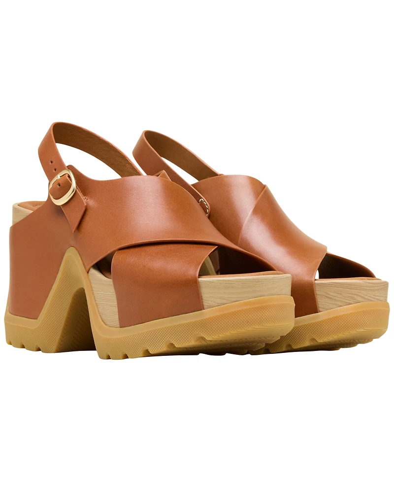 Sorel Women's Roam'N Rise Round Toe Heel Sandals