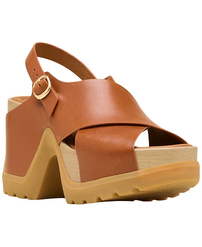 Sorel Women's Roam'N Rise Round Toe Heel Sandals