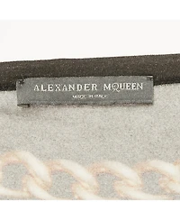 Pre-Owned Alexander Mcqueen Women's Black Fox & Chain Printed Jersey T-Shirt