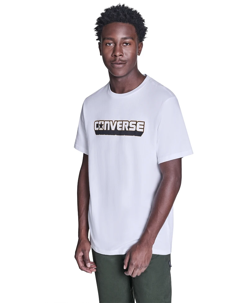 Converse Men's Dimension Logo Short-Sleeve T-Shirt