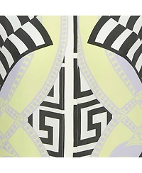 Pre-Owned Versace Women's Multicolor Printed Silk Shirt Dress