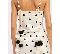 En Saison Women's Abigail Cowl Neck Maxi Slip Dress