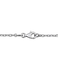 Macy's White Sapphire (11-1/2 ct. t.w.) Charm Necklace in Sterling Silver