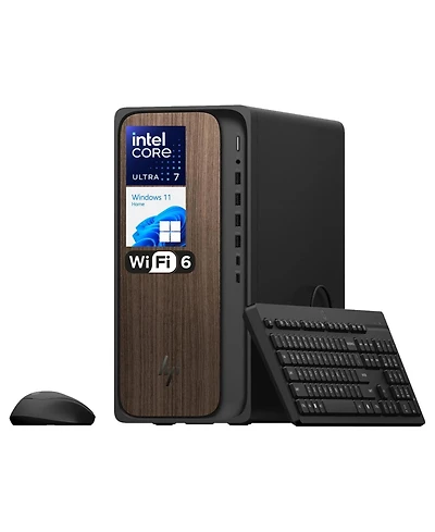 Hp OmniDesk Tower Desktop Intel Core Ultra 7 32GB Ram Intel Graphics 1TB Ssd Storage Windows 11 Home - Black