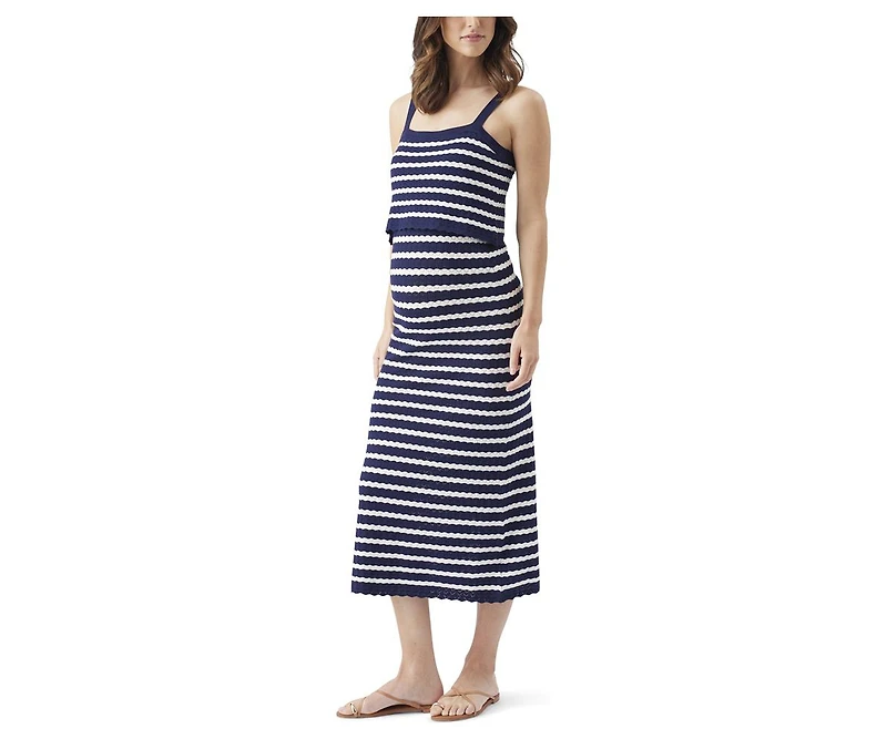 Ripe Maternity Pointelle Knit Nursing Dress