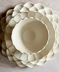 Lemieux Et Cie Dhalia 4-Pc. Dinner Plates, Service for 4