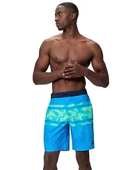 Speedo Men's Bondi Basin Comfort Stretch Sun Protection Boardshorts
