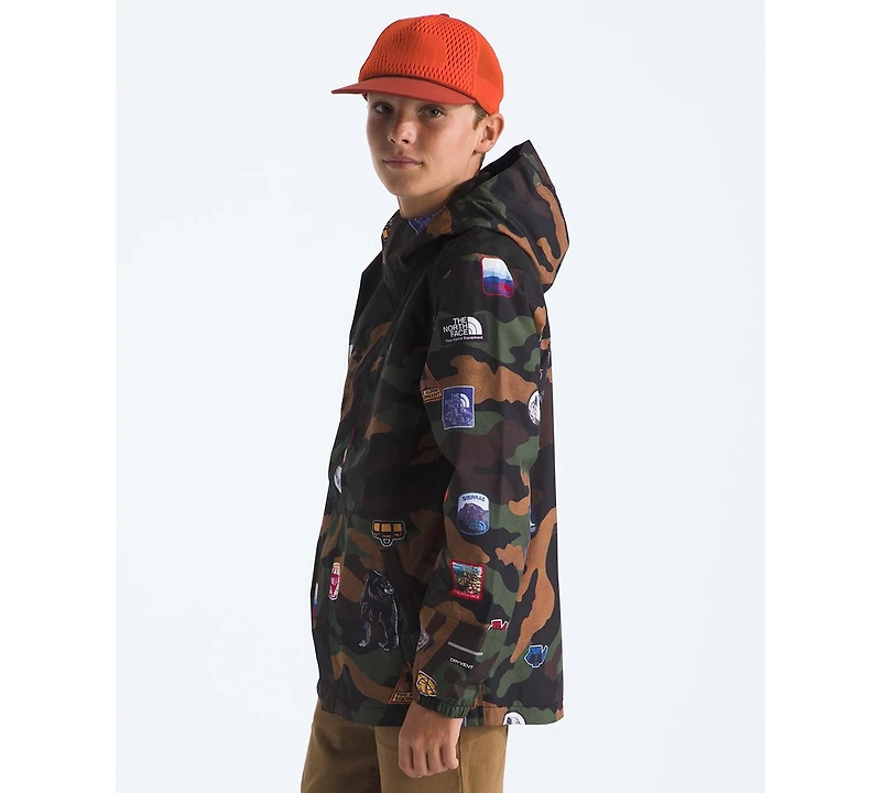The North Face Boys' 7-20 Antora Printed Rain Jacket
