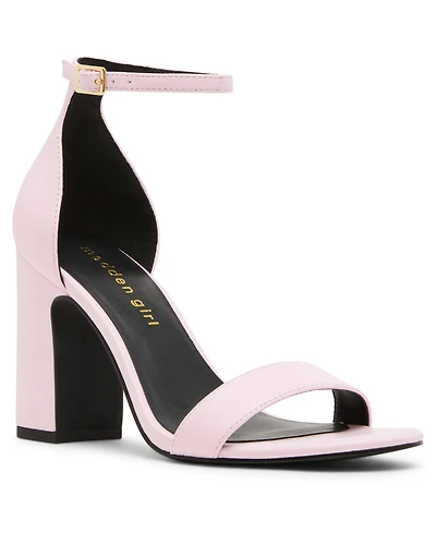 Madden Girl Sasha Two-Piece Block-Heel Dress Sandals