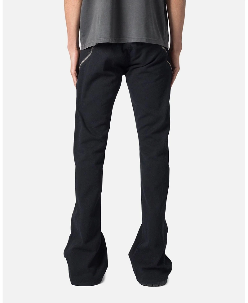 mnml Men's D519 Zipper Flare Denim Jeans