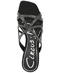Circus Ny by Sam Edelman Women's Justine Rhinestone Butterfly Dress Sandals